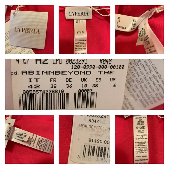 New Rare LA PERLA Beyond The Beach Silk Wrap Dress - Picture 12 of 12